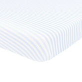 Crib Sheet in Small Mist Stripe