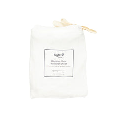 Oval Bassinet Sheet in Cloud