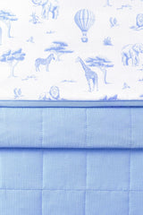 Toddler Blanket in Toile Safari 1.0