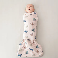 Sleep Bag Swaddler in Blush Butterfly 1.0