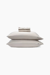 Bamboo Sateen Sheet Set in Sand Stone