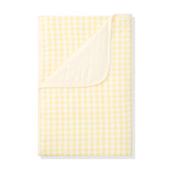 Toddler Blanket in Gingham Chamomile 1.0