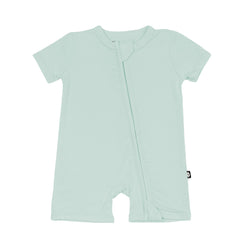 Zippered Shortall Romper in Sage