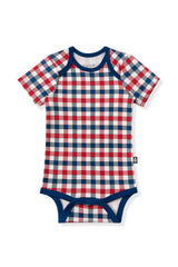 Bodysuit in Patriotic Gingham