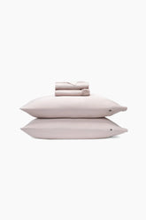 Bamboo Sateen Sheet Set in Rose Quartz