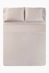 Bamboo Sateen Sheet Set in Sand Stone