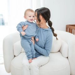 French Terry Jogger Set in Slate