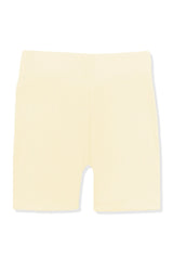 Ribbed Toddler Biker Shorts in Chamomile
