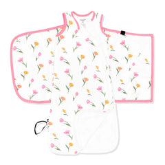 Sleep Bag Swaddler in Tulip 0.5