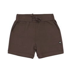 Drawstring Short in Espresso