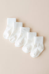 Quarter Socks Combo 5-Pack in Cloud
