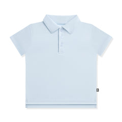 Toddler Short Sleeve Polo in Breeze