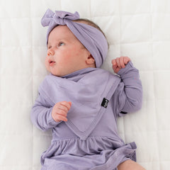 Knotted Bow Headband in Taro