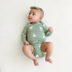 Long Sleeve Bodysuit in Silly Goose