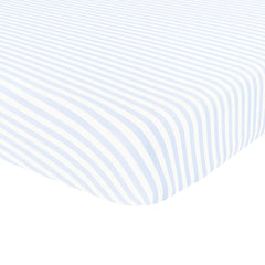 Twin Sheet in Small Mist Stripe