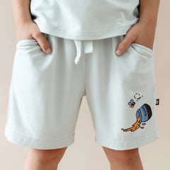 Drawstring Short in Winnie the Pooh on Dew