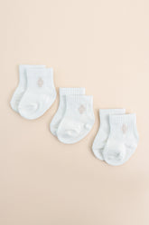 Crew Socks Combo 3-Pack in Cloud