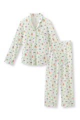 Long-Sleeved Women's Pajama Set in Honeydukes
