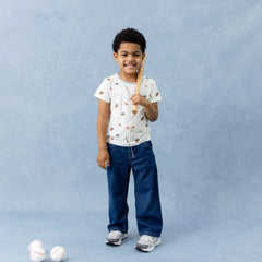 Toddler Basic Tee in Home Run