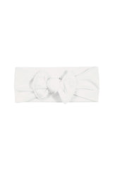 Knotted Bow Headband in Cloud