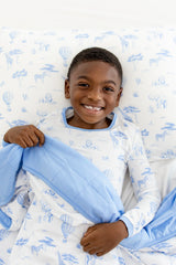 Standard Pillowcase in Toile Safari