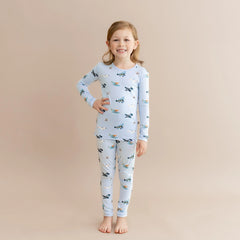 Long Sleeve Pajamas in Take Off
