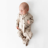 Zippered Footie in Classic Cowboy