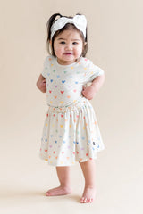 Toddler Skort in Pastel Mickey Mouse