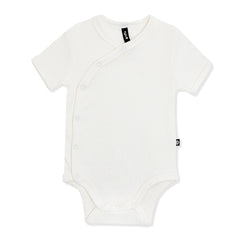 Pointelle Kimono Bodysuit in Cloud