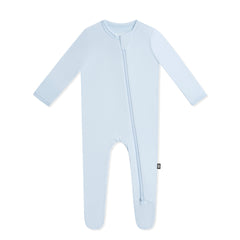 Zippered Footie in Breeze