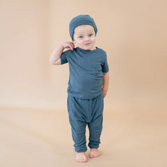 Bamboo Jersey Beanie in Atlantic