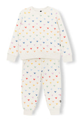 Long Sleeve Jogger Set in Pastel Mickey Mouse