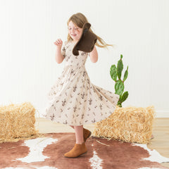 Twirl Dress in Classic Cowboy