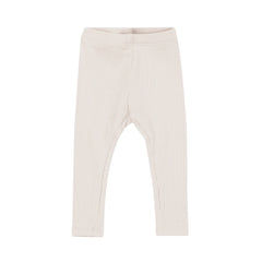 Ribbed Leggings in Oat