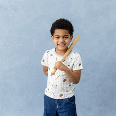 Toddler Basic Tee in Home Run