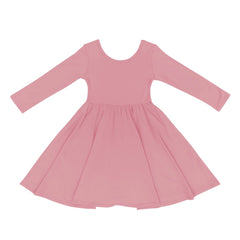 Long Sleeve Twirl Dress in Apple Blossom