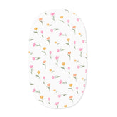Oval Bassinet Sheet in Tulip