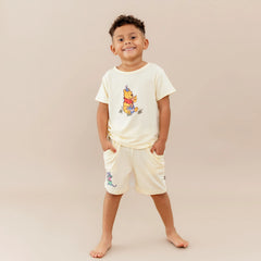 Drawstring Short in Winnie the Pooh on Chamomile
