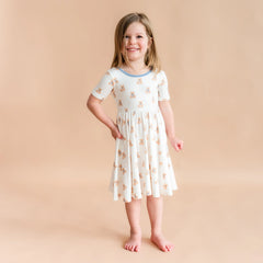 Twirl Dress in Teddy Bear