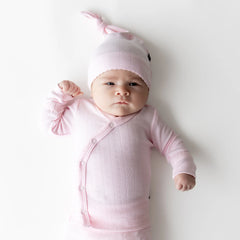 Pointelle Take Me Home Set with Cap in Sakura