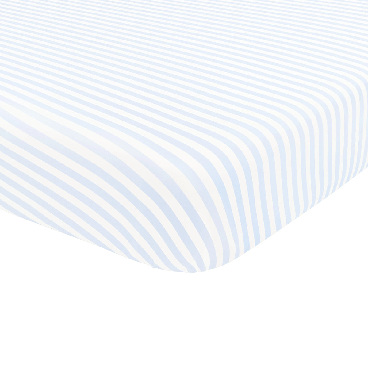 Mini Crib Sheet in Small Mist Stripe