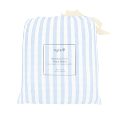 Twin Sheet in Small Mist Stripe