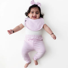 Cushy Bib in Thistle
