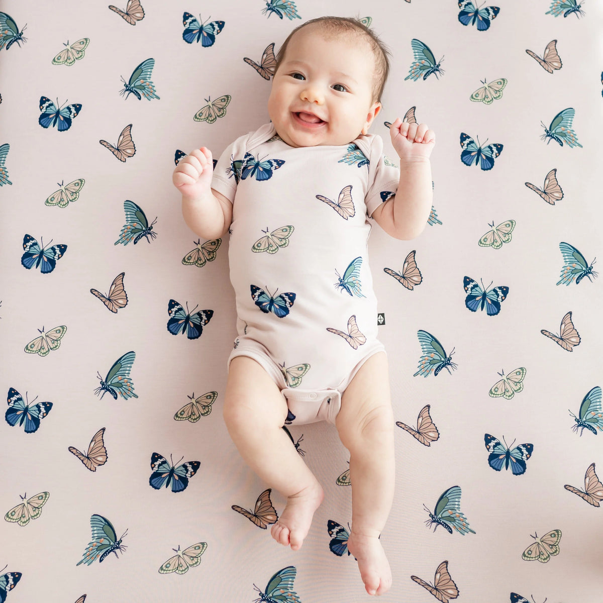Bodysuit in Blush Butterfly