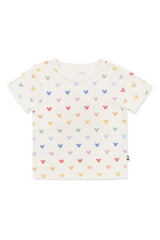 Toddler Basic Tee in Pastel Mickey Mouse