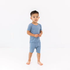 Short Sleeve Pajamas in Slate