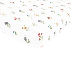 Mini Crib Sheet in Wildflower