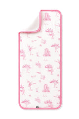 Burp Cloth in Toile Ballet