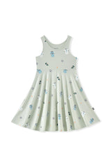 Tank Twirl Dress in Soccer