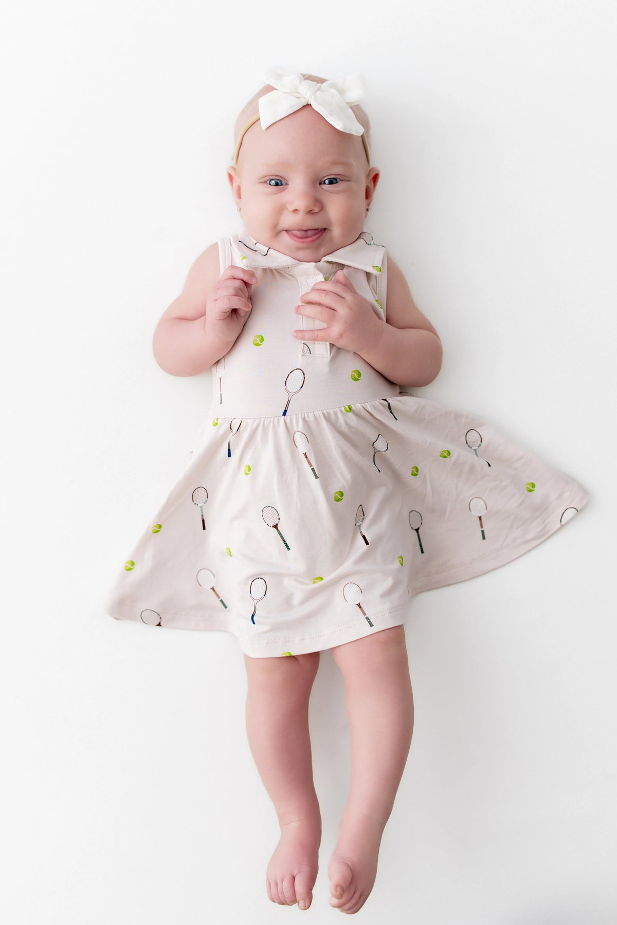 Polo Bodysuit Dress in Tennis